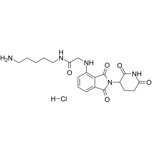 Thalidomide-NH-amido-C5-NH2 hydrochloride