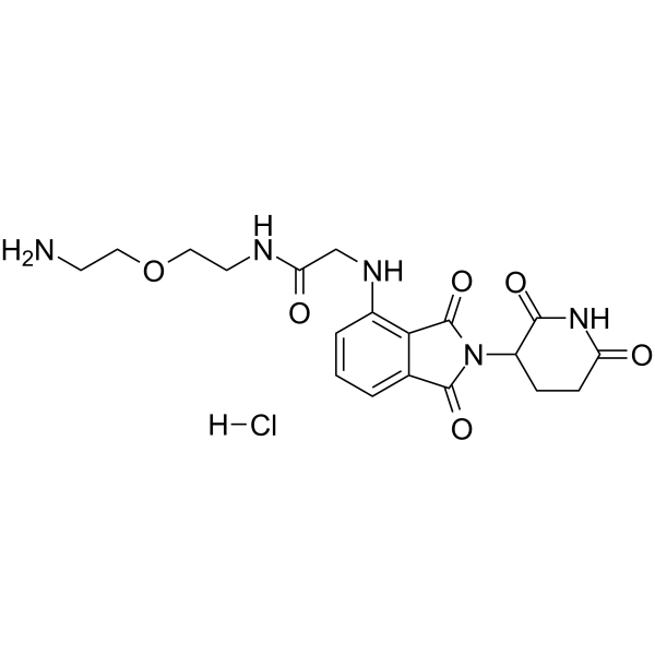 Thalidomide-NH-amido-PEG1-C2-NH2 hydrochloride