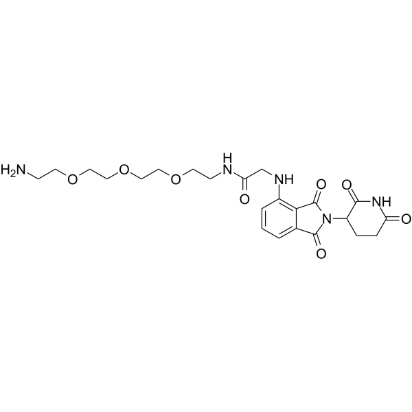 Thalidomide-NH-amido-PEG3-C2-NH2 hydrochloride