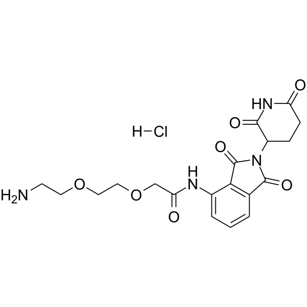 Thalidomide-amido-PEG2-NH2 hydrochloride