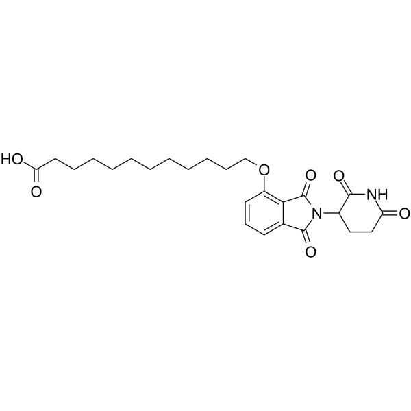 Thalidomide-O-C11-acid Chemical Structure Thalidomide-O-C11-acid