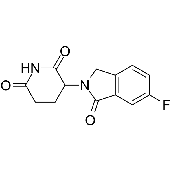 Lenalidomide-6-F Chemical Structure Lenalidomide-6-F
