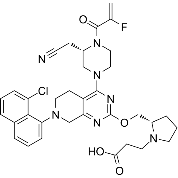 MRTX849 acid Chemical Structure MRTX849 acid