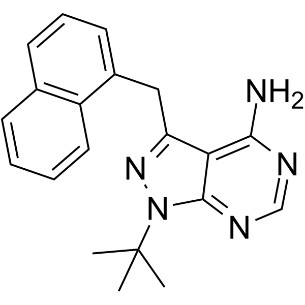 1-NM-PP1 Chemical Structure 1-NM-PP1(Synonyms: PP1 Analog II)