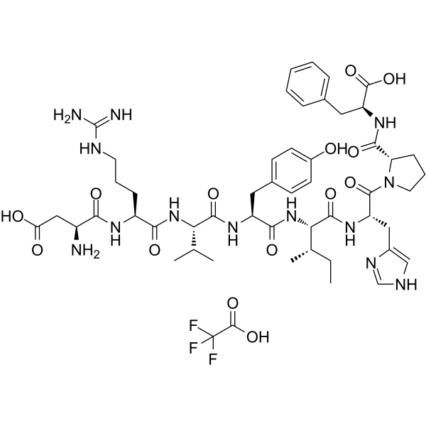 Angiotensin II human TFA(Synonyms: Angiotensin II TFA; Ang II TFA; DRVYIHPF TFA)