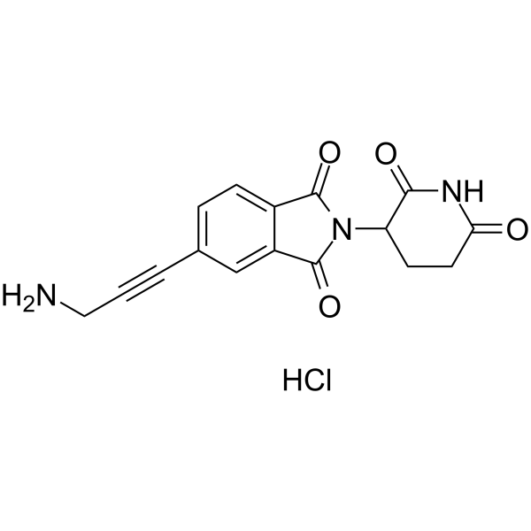 Thalidomide-5-propargyne-NH2 hydrochloride