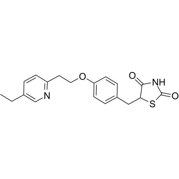 Pioglitazone(Synonyms: 吡格列酮; U 72107)