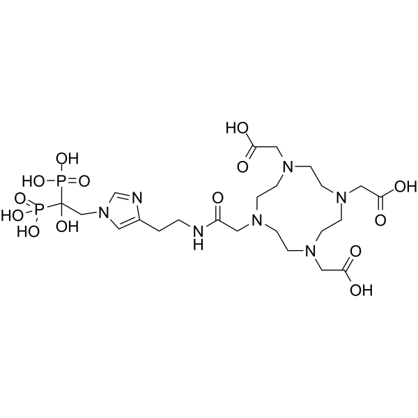 DOTA Zoledronate Chemical Structure DOTA Zoledronate
