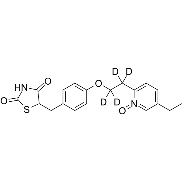 Pioglitazone-d4 N-Oxide(Synonyms: 吡格列酮 d4 （N 氧化物）)