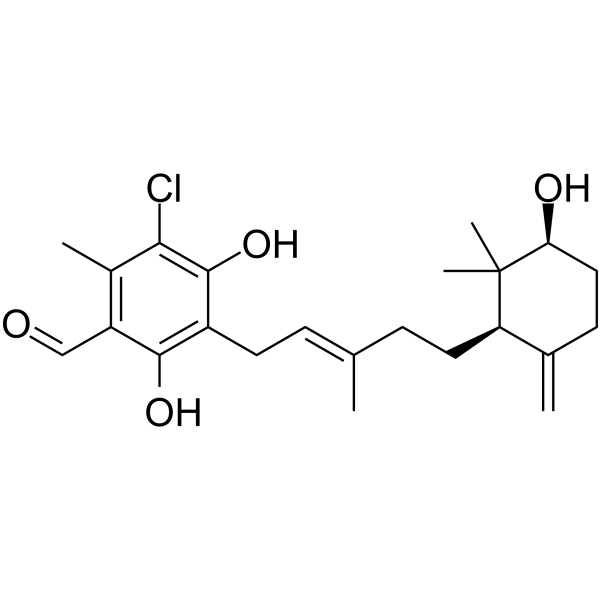 Ascochlorin A(Synonyms: Acremochlorin A)