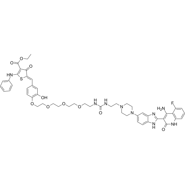 Dovitinib-RIBOTAC Chemical Structure Dovitinib-RIBOTAC