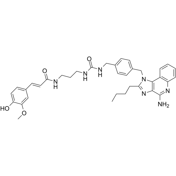 IMD-ferulic Chemical Structure IMD-ferulic