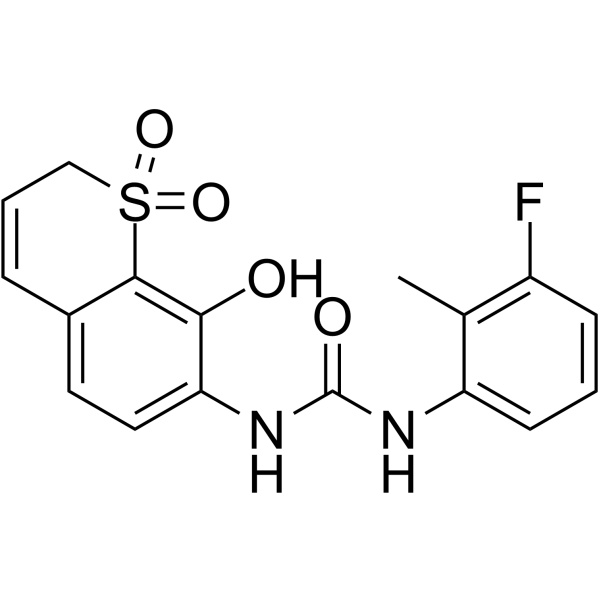 CXCR2 antagonist 3 Chemical Structure CXCR2 antagonist 3