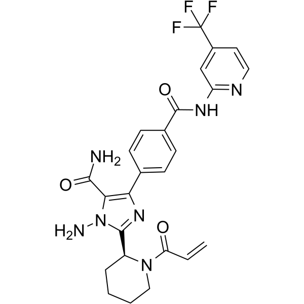 BTK inhibitor 19 Chemical Structure BTK inhibitor 19