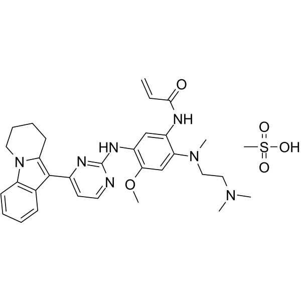 Oritinib mesylate(Synonyms: SH-1028 mesylate)