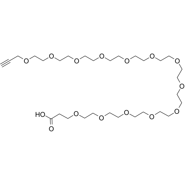 Propargyl-PEG13-acid Chemical Structure Propargyl-PEG13-acid
