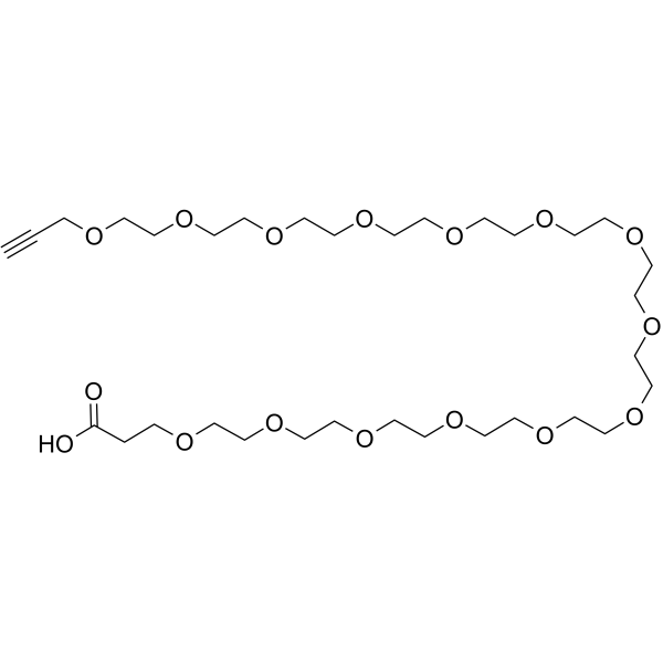 Propargyl-PEG14-acid Chemical Structure Propargyl-PEG14-acid