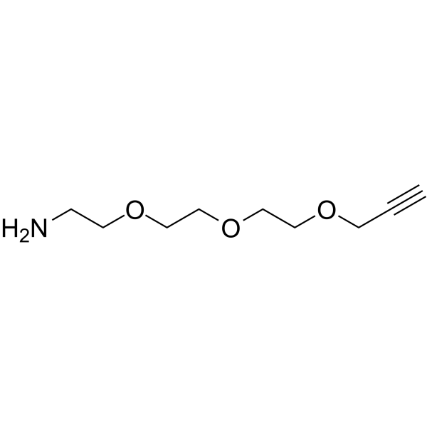 Propargyl-PEG3-amine Chemical Structure Propargyl-PEG3-amine
