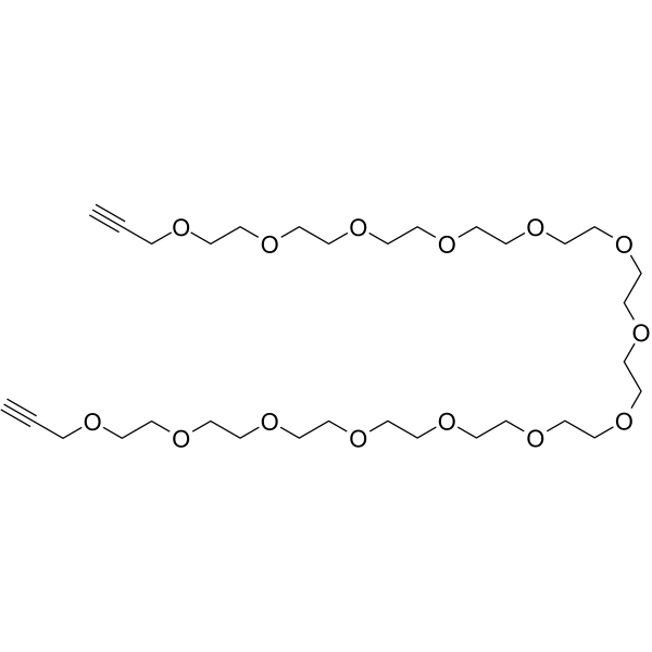 Bis-propargyl-PEG13 Chemical Structure Bis-propargyl-PEG13