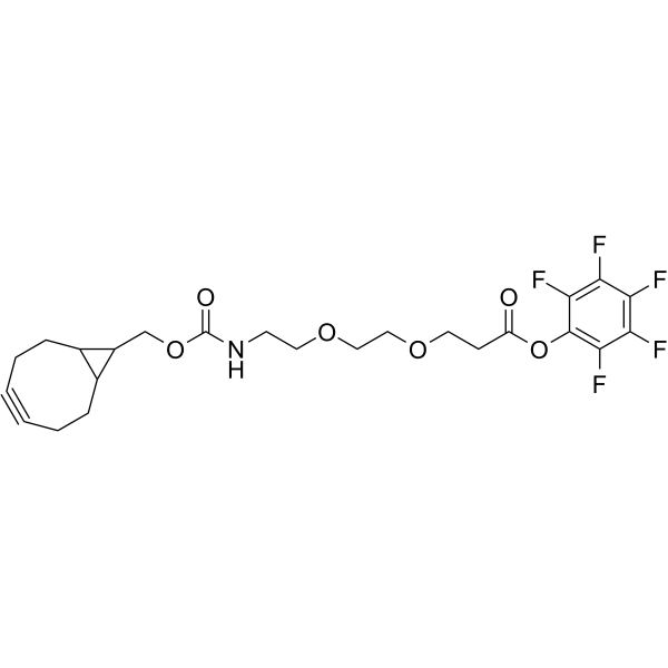 endo-BCN-PEG2-PFP ester Chemical Structure endo-BCN-PEG2-PFP ester