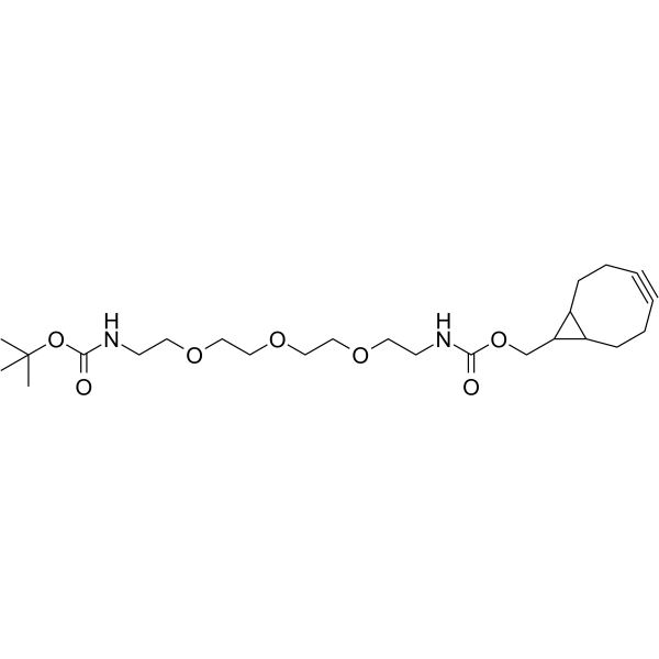 endo-BCN-PEG3-NH-Boc Chemical Structure endo-BCN-PEG3-NH-Boc