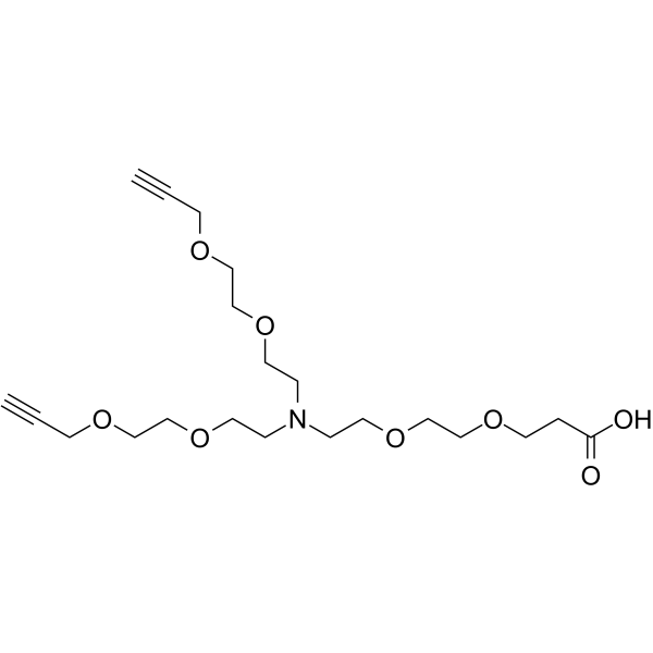 N-(PEG2-C2-acid)-N-bis(PEG2-propargyl)