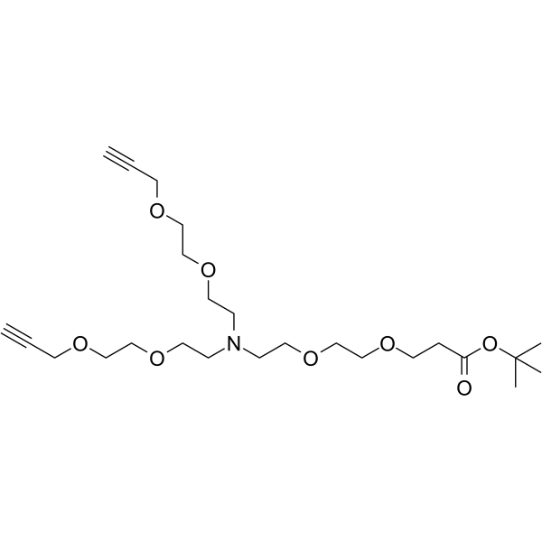 N-(PEG2-Boc)-N-bis(PEG2-propargyl)