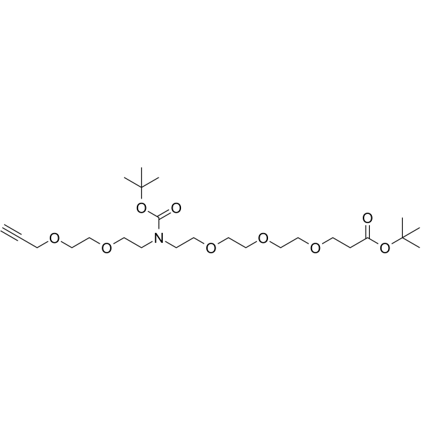 N-(Propargyl-PEG2)-N-Boc-PEG3-t-butyl ester