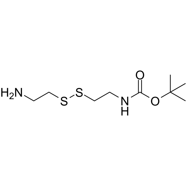 Boc-Cystamine Chemical Structure Boc-Cystamine