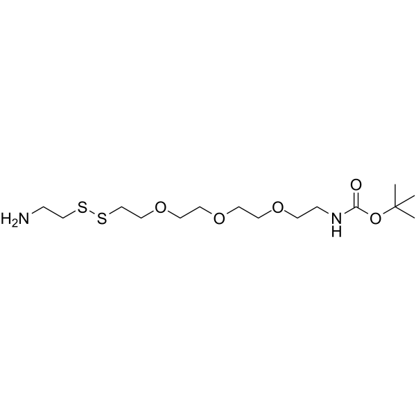 Amino-ethyl-SS-PEG3-NHBoc