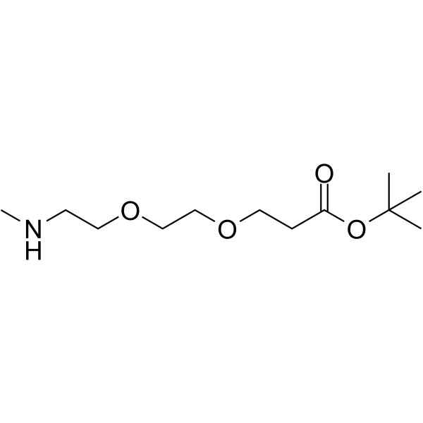 Methylamino-PEG2-Boc(Synonyms: Methylamino-PEG2-t-butyl ester)