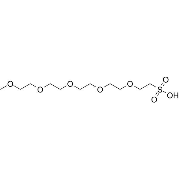m-PEG5-sulfonic acid Chemical Structure m-PEG5-sulfonic acid