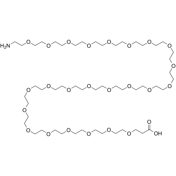 Amino-PEG24-acid Chemical Structure Amino-PEG24-acid