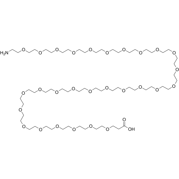 Amino-PEG28-acid Chemical Structure Amino-PEG28-acid