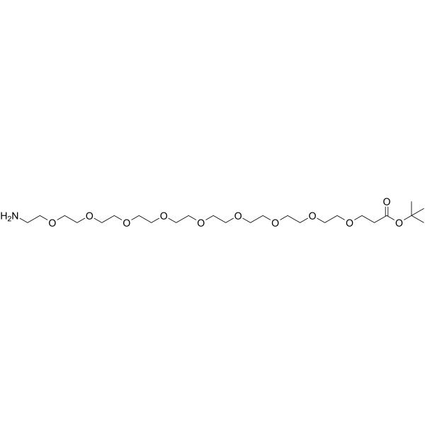 Amino-PEG9-Boc Chemical Structure Amino-PEG9-Boc