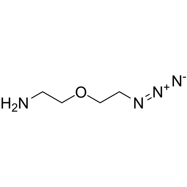 Azido-PEG1-amine Chemical Structure Azido-PEG1-amine