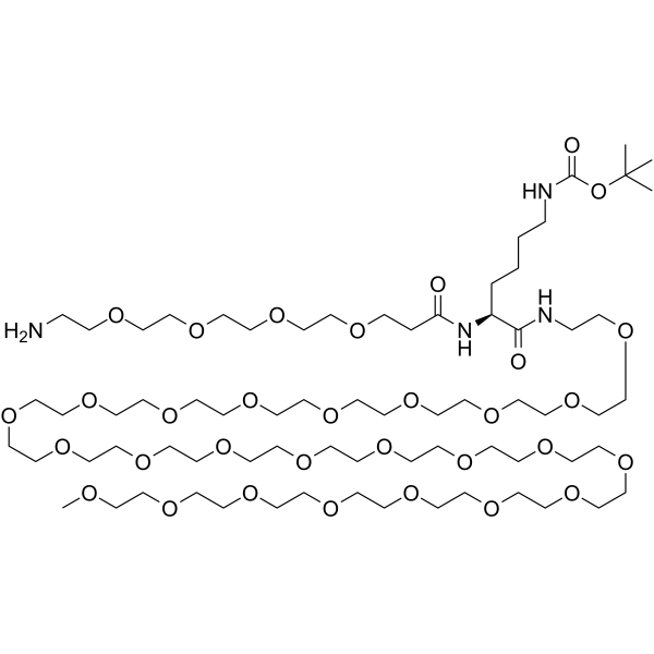 NH2-PEG4-Lys(Boc)-NH-(m-PEG24)