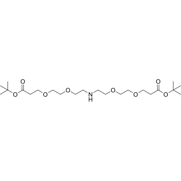 NH-bis(PEG2-C2-Boc)