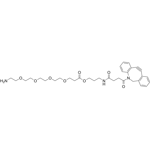 DBCO-C3-PEG4-amine Chemical Structure DBCO-C3-PEG4-amine