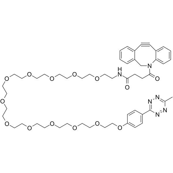 Methyltetrazine-PEG12-DBCO Chemical Structure Methyltetrazine-PEG12-DBCO