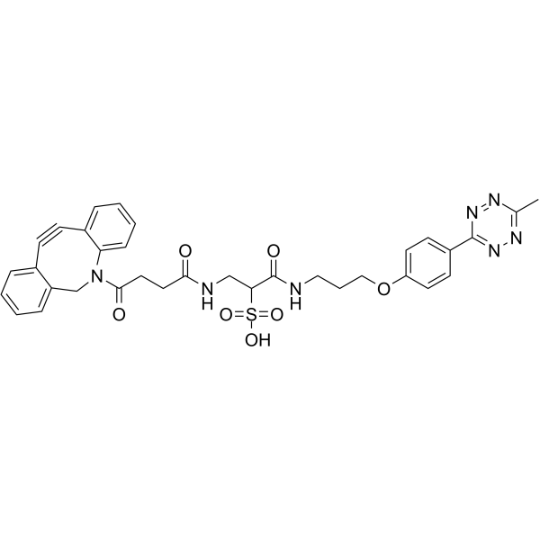 Methyltetrazine-DBCO Chemical Structure Methyltetrazine-DBCO