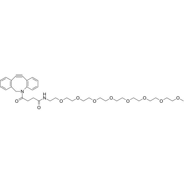 m-PEG8-DBCO Chemical Structure m-PEG8-DBCO