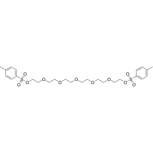Bis-Tos-PEG6 Chemical Structure Bis-Tos-PEG6