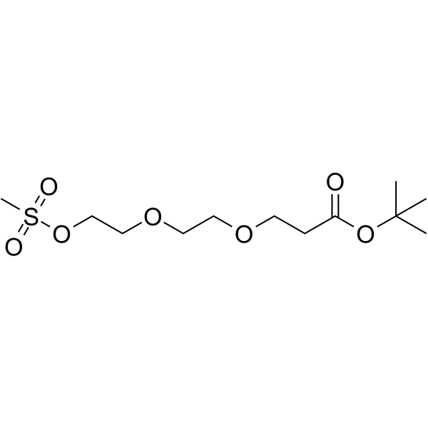 Ms-PEG2-C2-Boc