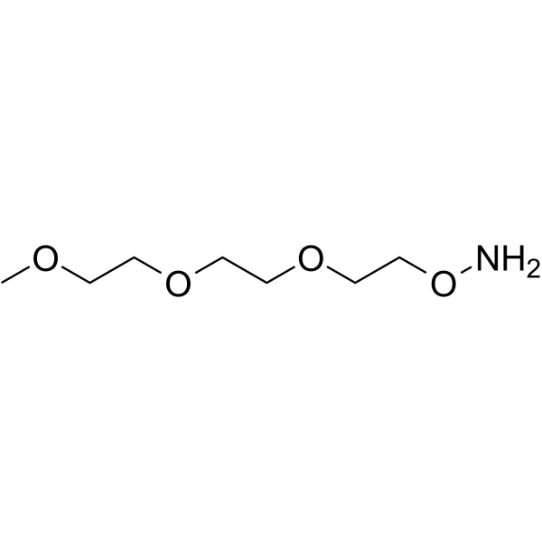 m-PEG3-Aminooxy Chemical Structure m-PEG3-Aminooxy