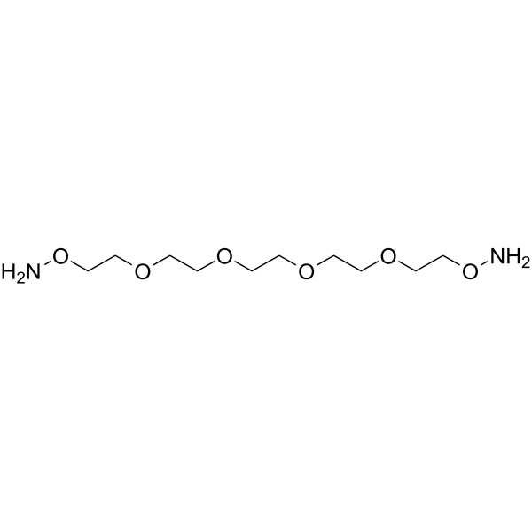 Bis-aminooxy-PEG4 Chemical Structure Bis-aminooxy-PEG4