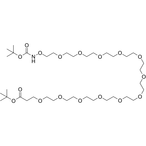 t-Boc-Aminooxy-PEG12-Boc