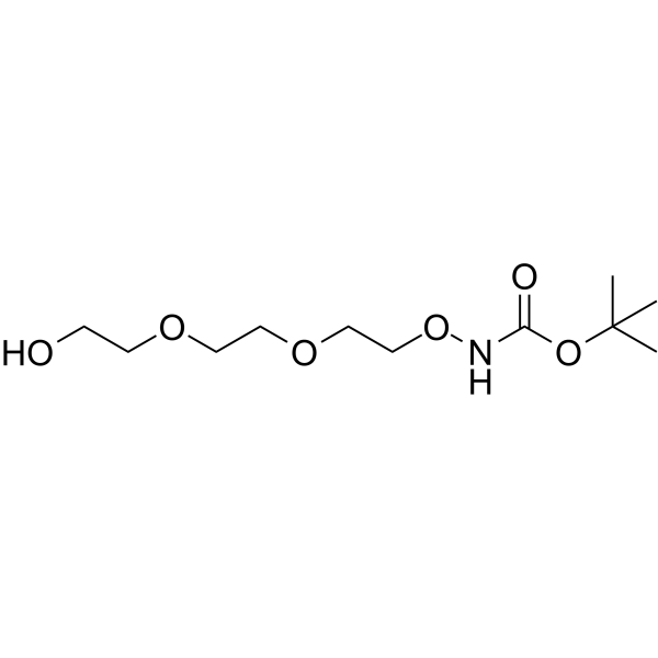 t-Boc-Aminooxy-PEG3-alcohol Chemical Structure t-Boc-Aminooxy-PEG3-alcohol