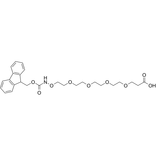 Fmoc-aminooxy-PEG4-acid Chemical Structure Fmoc-aminooxy-PEG4-acid