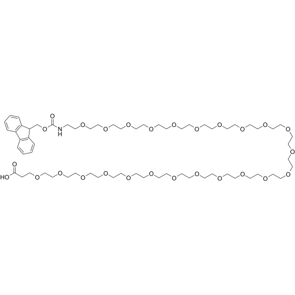 Fmoc-N-PEG23-acid Chemical Structure Fmoc-N-PEG23-acid